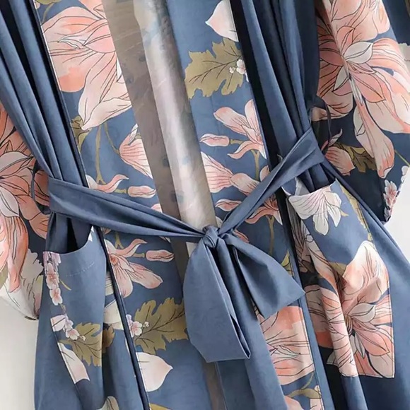 5⭐️ FAV BESTSELLER WATERFALL KIMONO ROBE DUSTER COVERUP - Picture 5 of 7